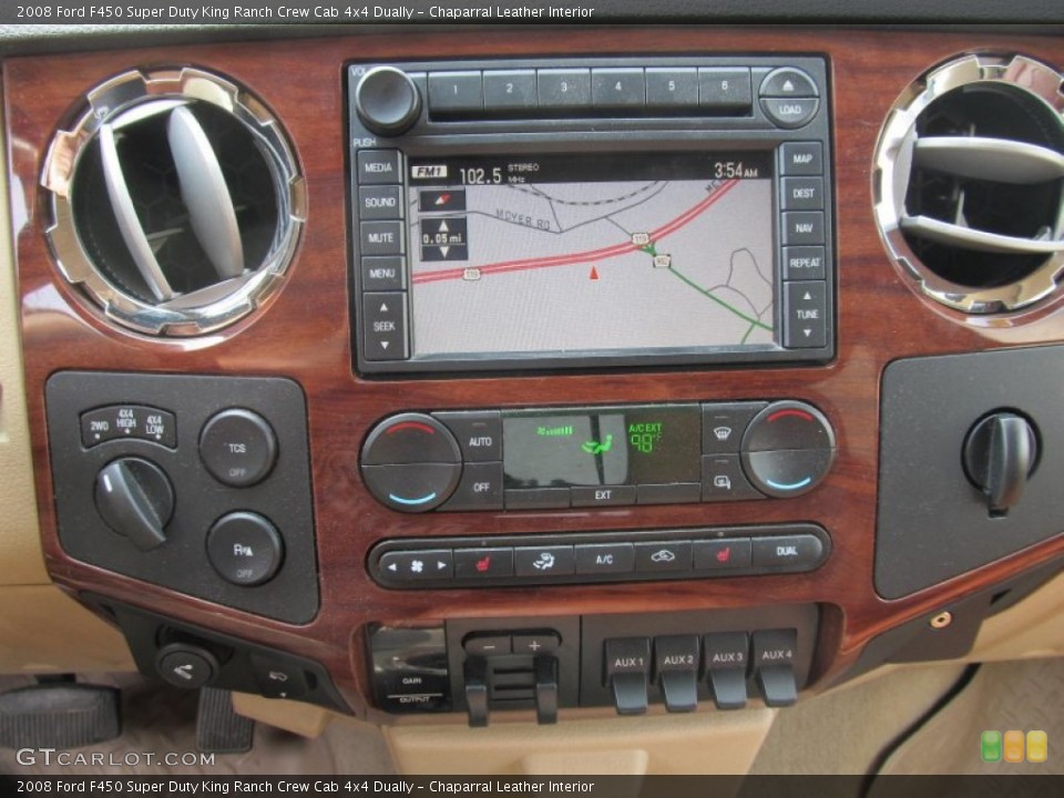 Chaparral Leather Interior Controls for the 2008 Ford F450 Super Duty King Ranch Crew Cab 4x4 Dually #68930997
