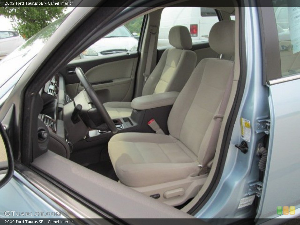Camel Interior Front Seat for the 2009 Ford Taurus SE #68931975