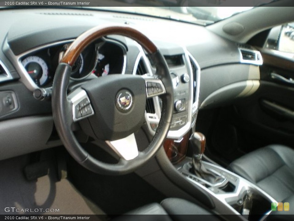 Ebony/Titanium Interior Dashboard for the 2010 Cadillac SRX V6 #68934000