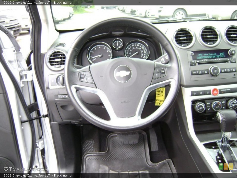 Black Interior Steering Wheel for the 2012 Chevrolet Captiva Sport LT #68934420
