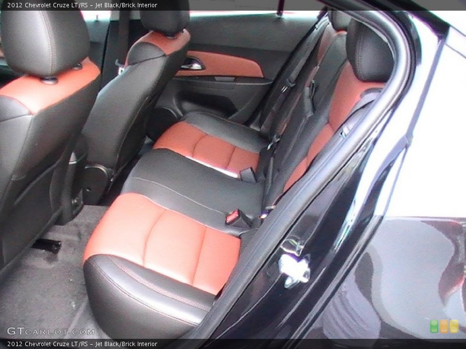 Jet Black/Brick Interior Rear Seat for the 2012 Chevrolet Cruze LT/RS #68934867
