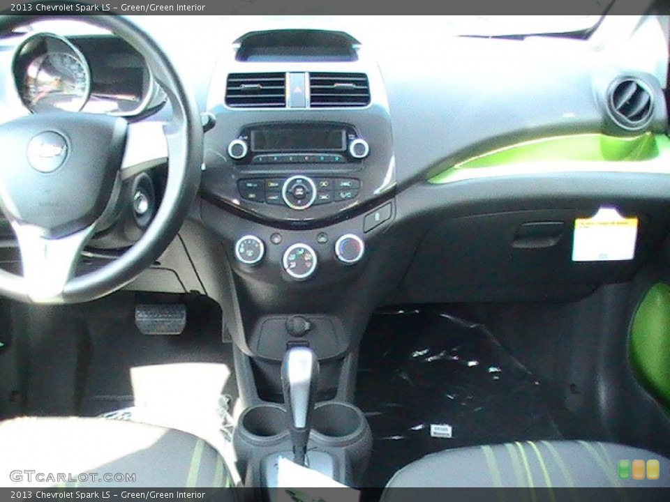 Green/Green Interior Dashboard for the 2013 Chevrolet Spark LS #68935407