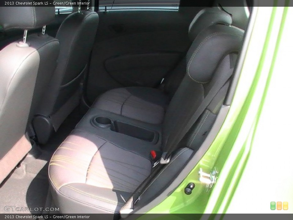 Green/Green Interior Rear Seat for the 2013 Chevrolet Spark LS #68935431