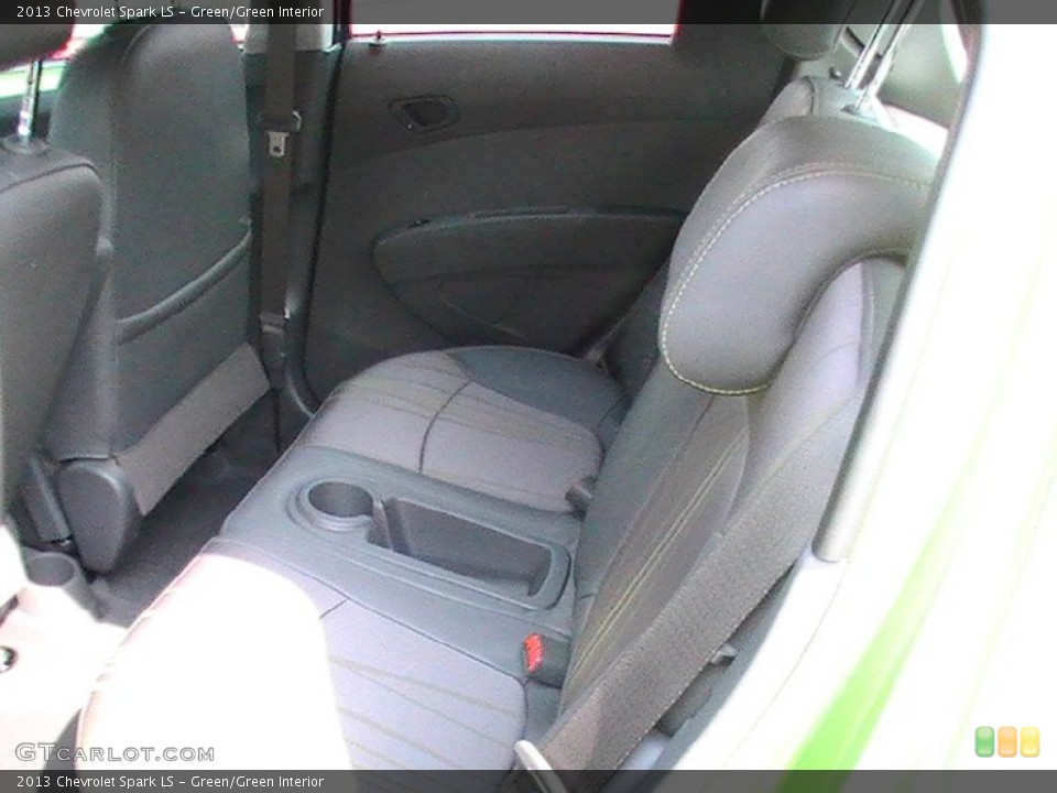 Green/Green Interior Rear Seat for the 2013 Chevrolet Spark LS #68935459