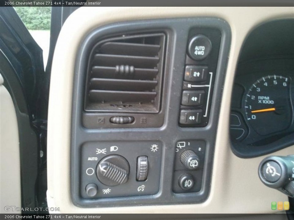 Tan/Neutral Interior Controls for the 2006 Chevrolet Tahoe Z71 4x4 #68935731