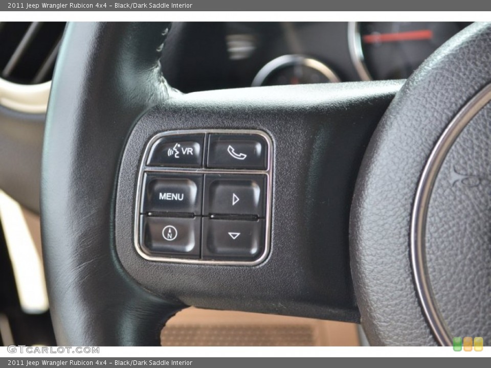 Black/Dark Saddle Interior Controls for the 2011 Jeep Wrangler Rubicon 4x4 #68936463