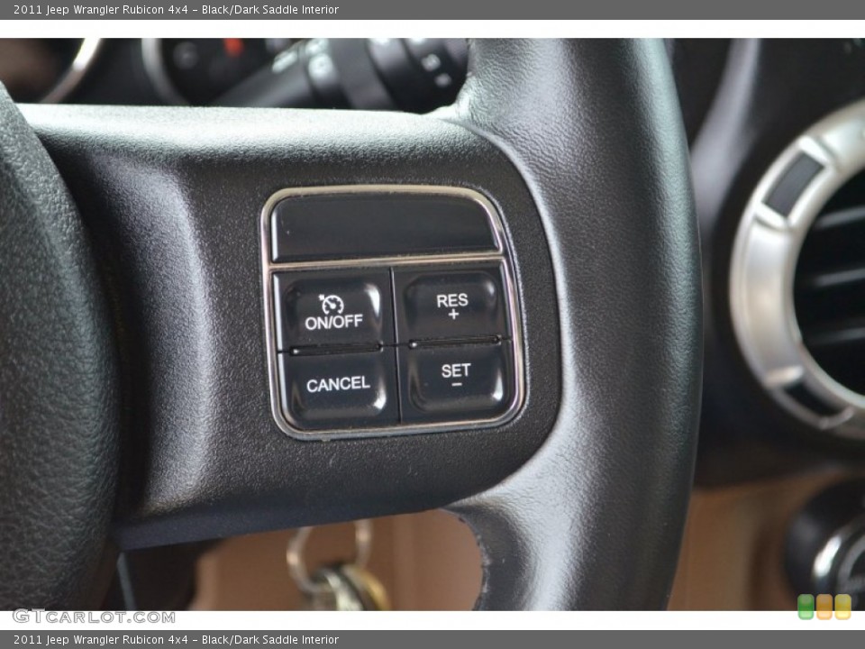 Black/Dark Saddle Interior Controls for the 2011 Jeep Wrangler Rubicon 4x4 #68936472
