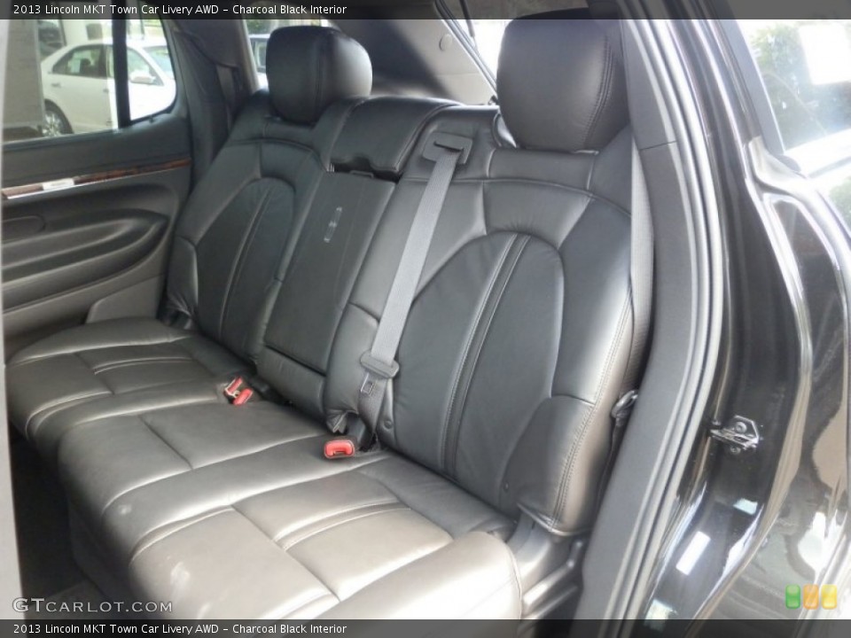 Charcoal Black Interior Rear Seat for the 2013 Lincoln MKT Town Car Livery AWD #68938092