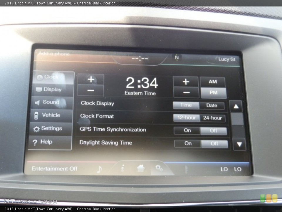 Charcoal Black Interior Controls for the 2013 Lincoln MKT Town Car Livery AWD #68938137