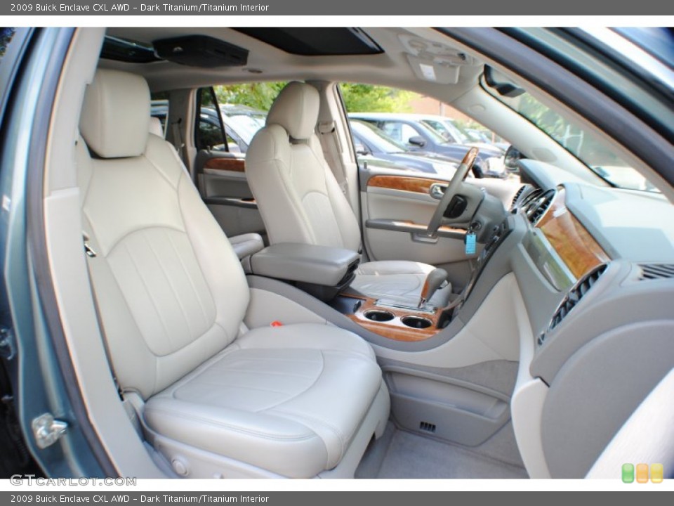 Dark Titanium/Titanium Interior Front Seat for the 2009 Buick Enclave CXL AWD #68940504