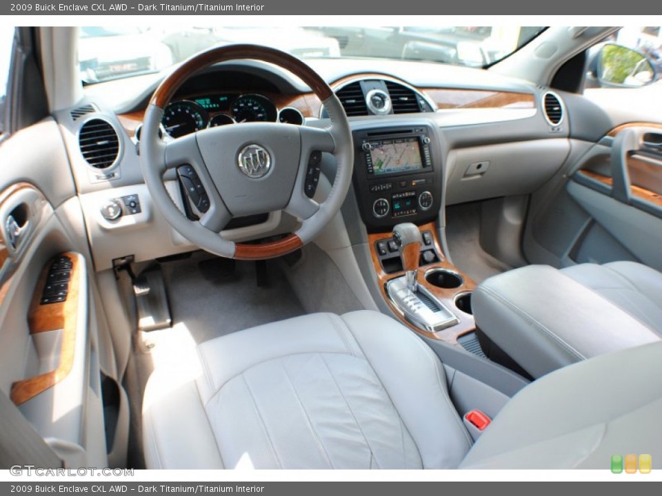 Dark Titanium/Titanium Interior Prime Interior for the 2009 Buick Enclave CXL AWD #68940570