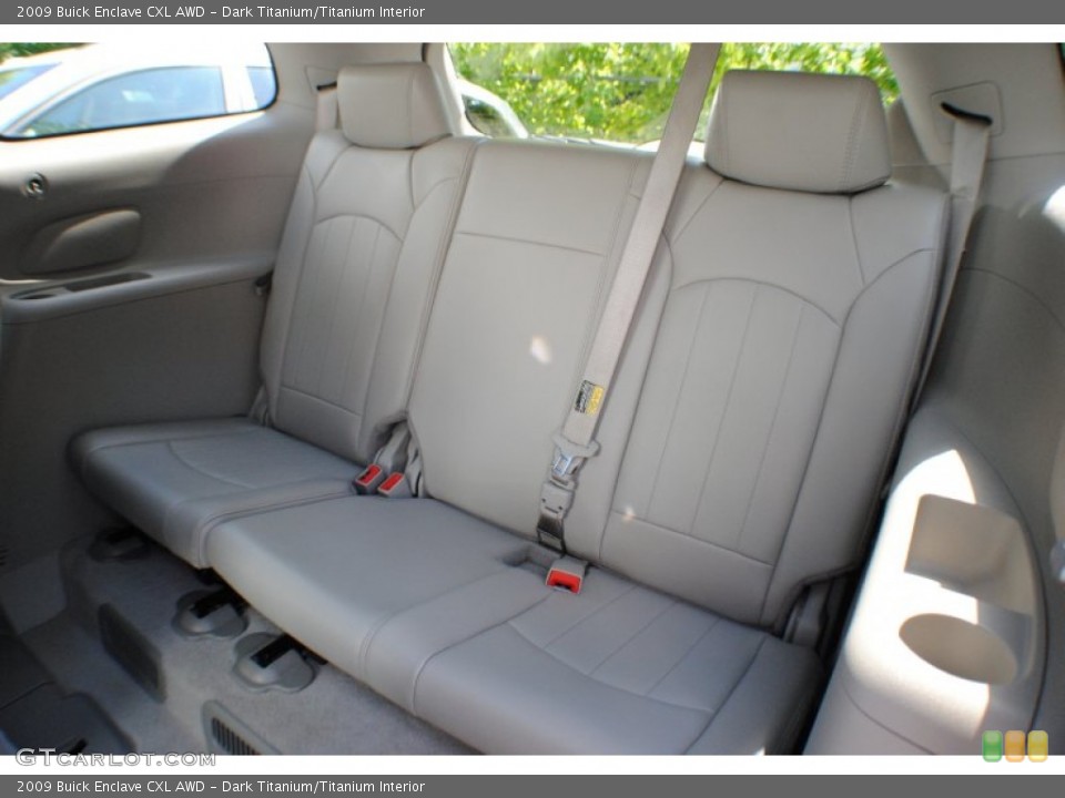 Dark Titanium/Titanium Interior Rear Seat for the 2009 Buick Enclave CXL AWD #68940603