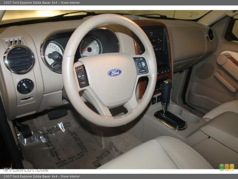 Stone Interior Dashboard for the 2007 Ford Explorer Eddie Bauer 4x4 #68940858