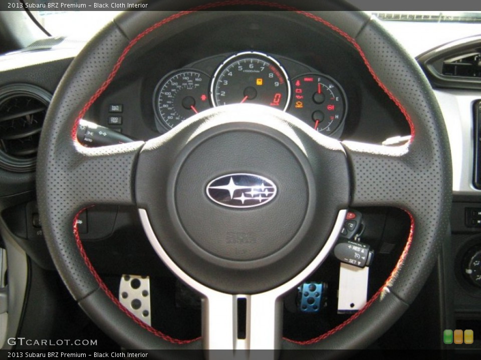 Black Cloth Interior Steering Wheel for the 2013 Subaru BRZ Premium #68941455