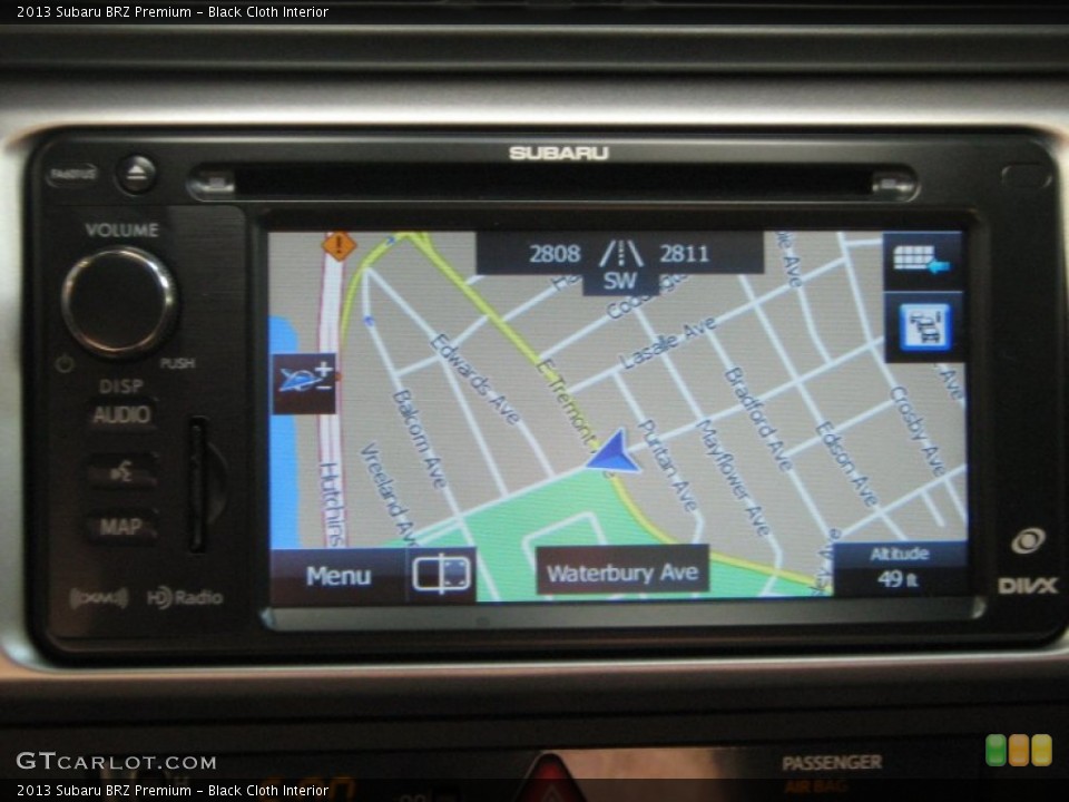 Black Cloth Interior Navigation for the 2013 Subaru BRZ Premium #68941494