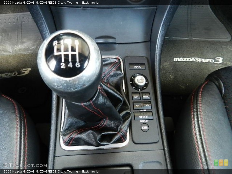 Black Interior Transmission for the 2009 Mazda MAZDA3 MAZDASPEED3 Grand Touring #68942097