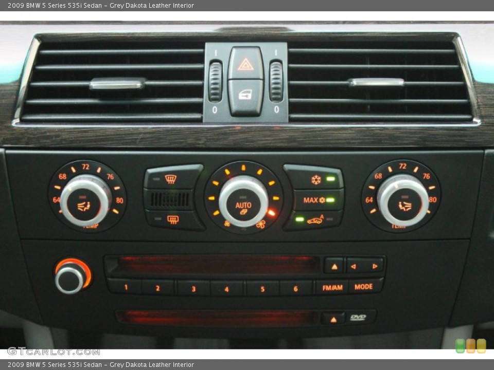 Grey Dakota Leather Interior Controls for the 2009 BMW 5 Series 535i Sedan #68943633