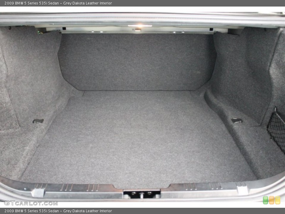 Grey Dakota Leather Interior Trunk for the 2009 BMW 5 Series 535i Sedan #68943777