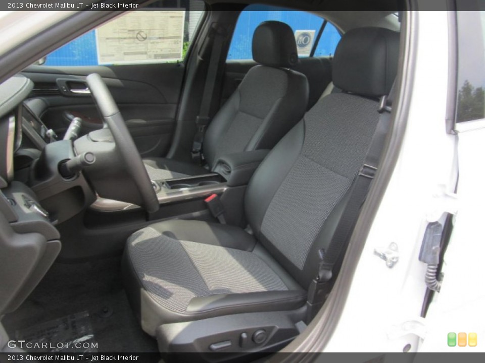Jet Black Interior Front Seat for the 2013 Chevrolet Malibu LT #68944968