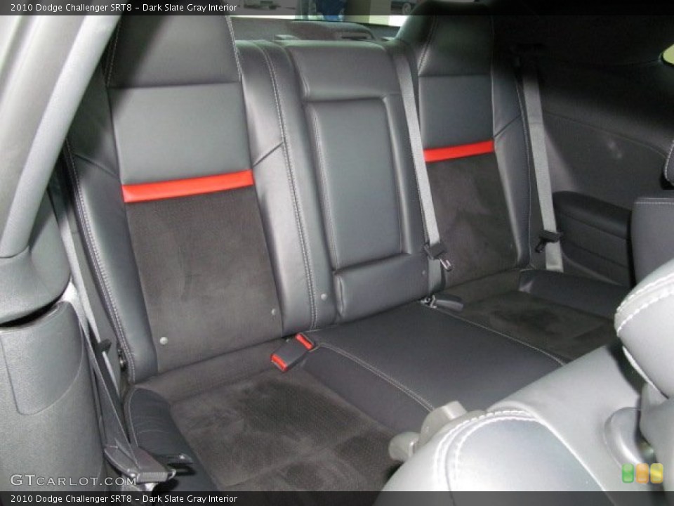 Dark Slate Gray Interior Rear Seat for the 2010 Dodge Challenger SRT8 #68945001