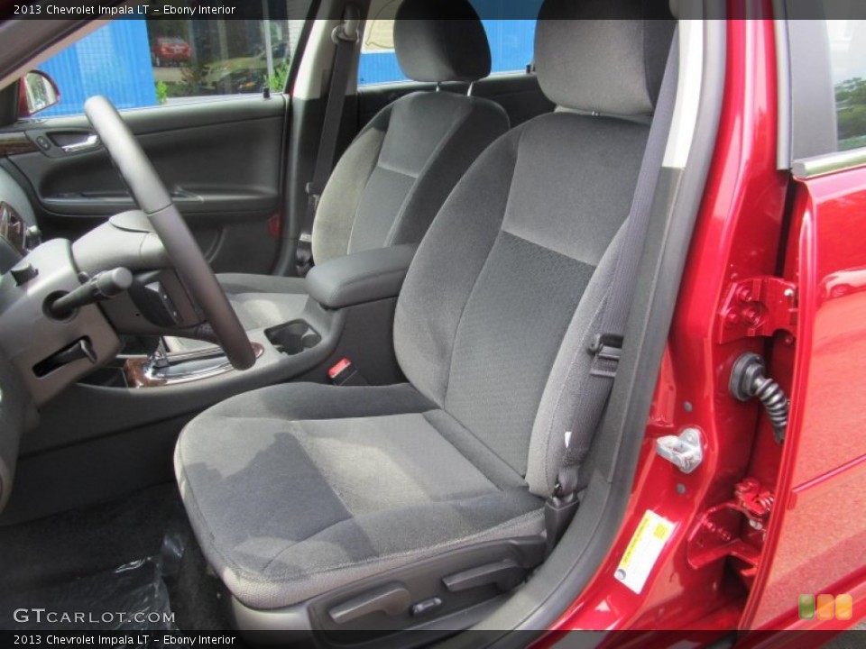 Ebony Interior Front Seat for the 2013 Chevrolet Impala LT #68945058