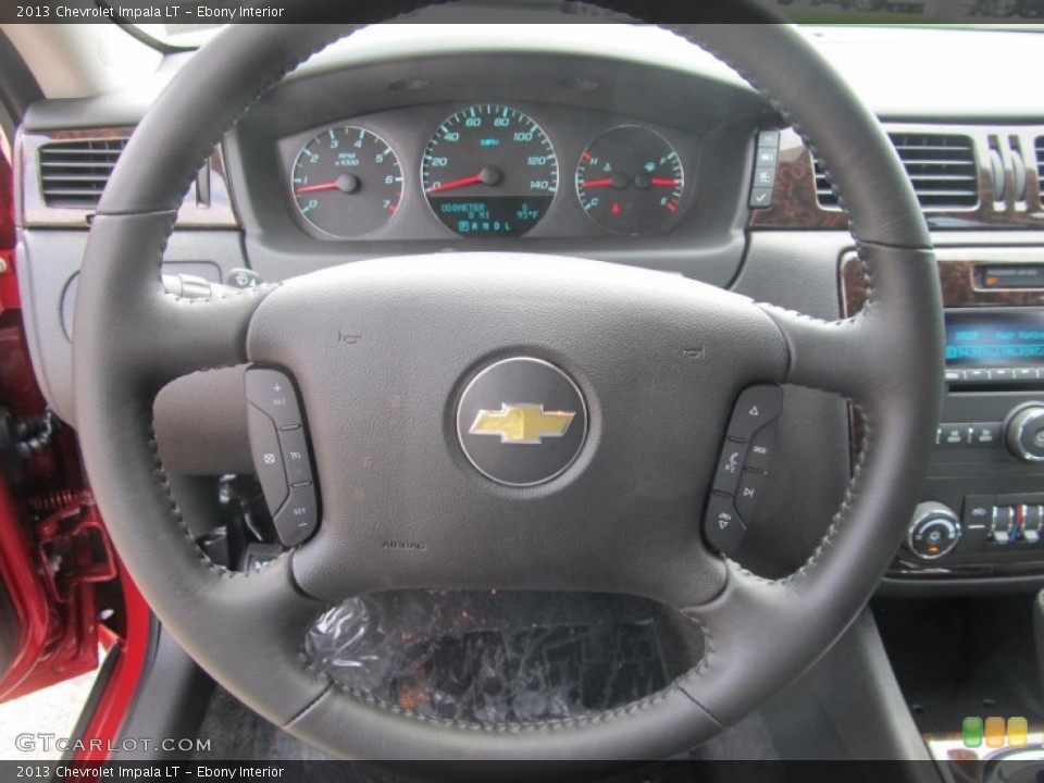 Ebony Interior Steering Wheel for the 2013 Chevrolet Impala LT #68945070