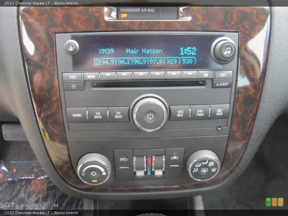 Ebony Interior Controls for the 2013 Chevrolet Impala LT #68945076