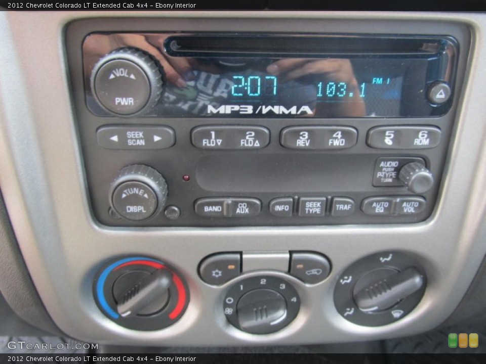 Ebony Interior Audio System for the 2012 Chevrolet Colorado LT Extended Cab 4x4 #68945350