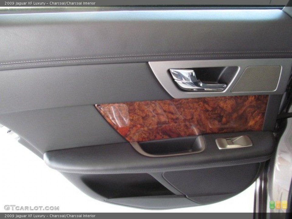 Charcoal/Charcoal Interior Door Panel for the 2009 Jaguar XF Luxury #68945373