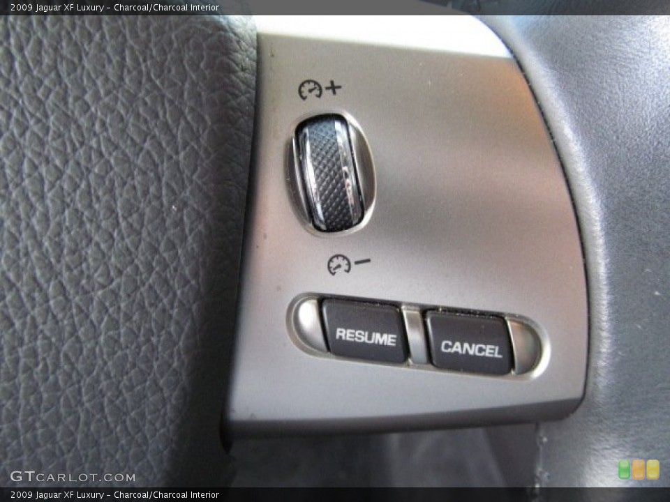 Charcoal/Charcoal Interior Controls for the 2009 Jaguar XF Luxury #68945406