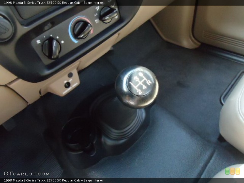 Beige Interior Transmission for the 1998 Mazda B-Series Truck B2500 SX Regular Cab #68946279