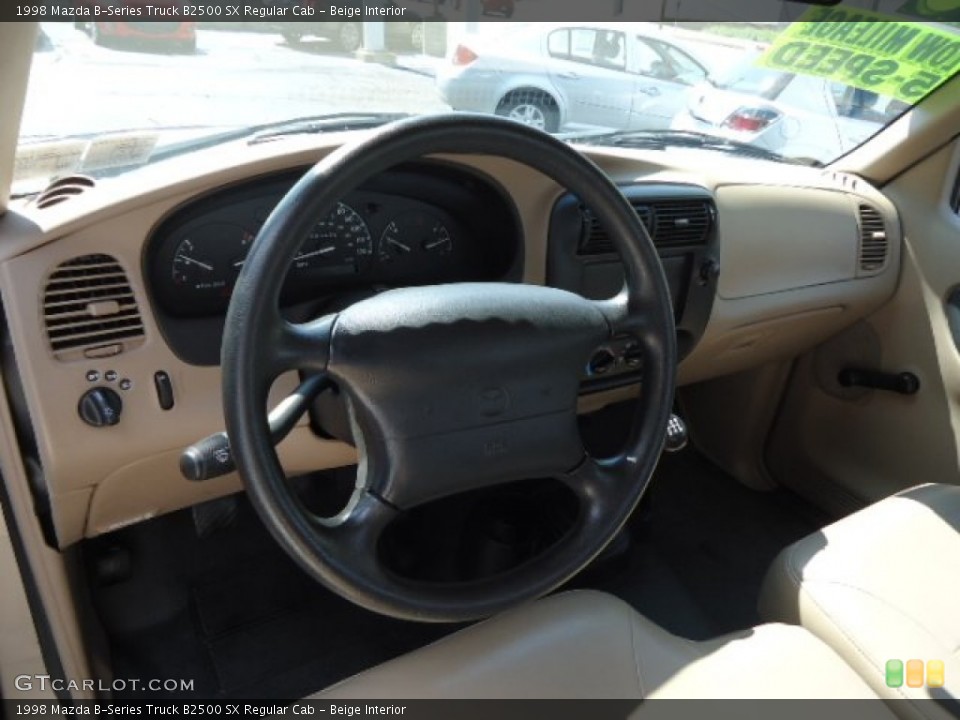 Beige Interior Photo for the 1998 Mazda B-Series Truck B2500 SX Regular Cab #68946285