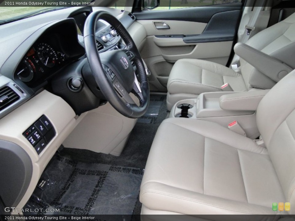 Beige Interior Photo for the 2011 Honda Odyssey Touring Elite #68947128