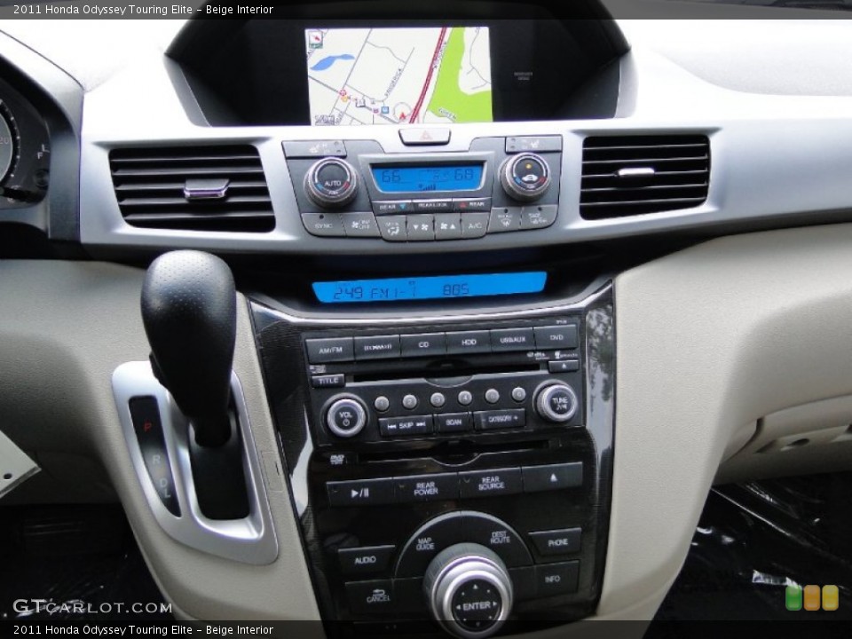 Beige Interior Controls for the 2011 Honda Odyssey Touring Elite #68947182