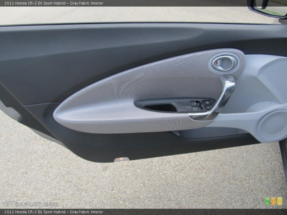 Gray Fabric Interior Door Panel for the 2011 Honda CR-Z EX Sport Hybrid #68947944