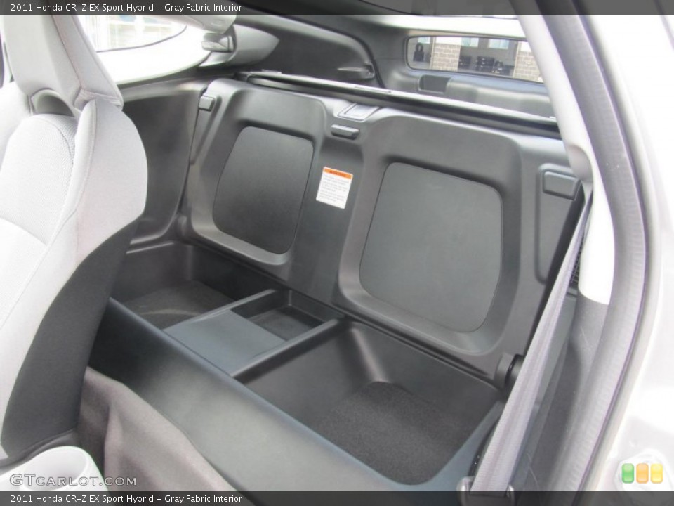 Gray Fabric Interior Photo for the 2011 Honda CR-Z EX Sport Hybrid #68947959