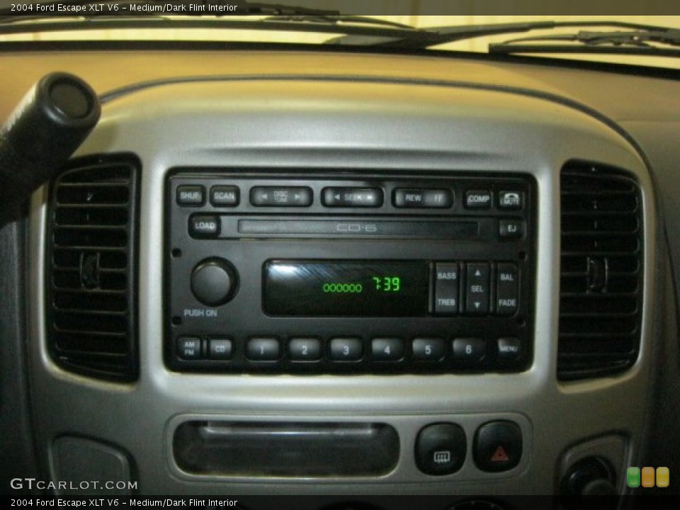 Medium/Dark Flint Interior Audio System for the 2004 Ford Escape XLT V6 #68951127