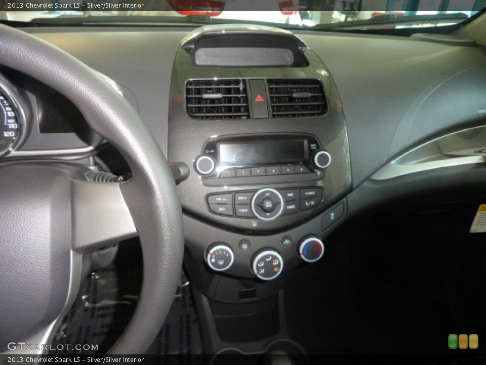 Silver/Silver Interior Controls for the 2013 Chevrolet Spark LS #68953002