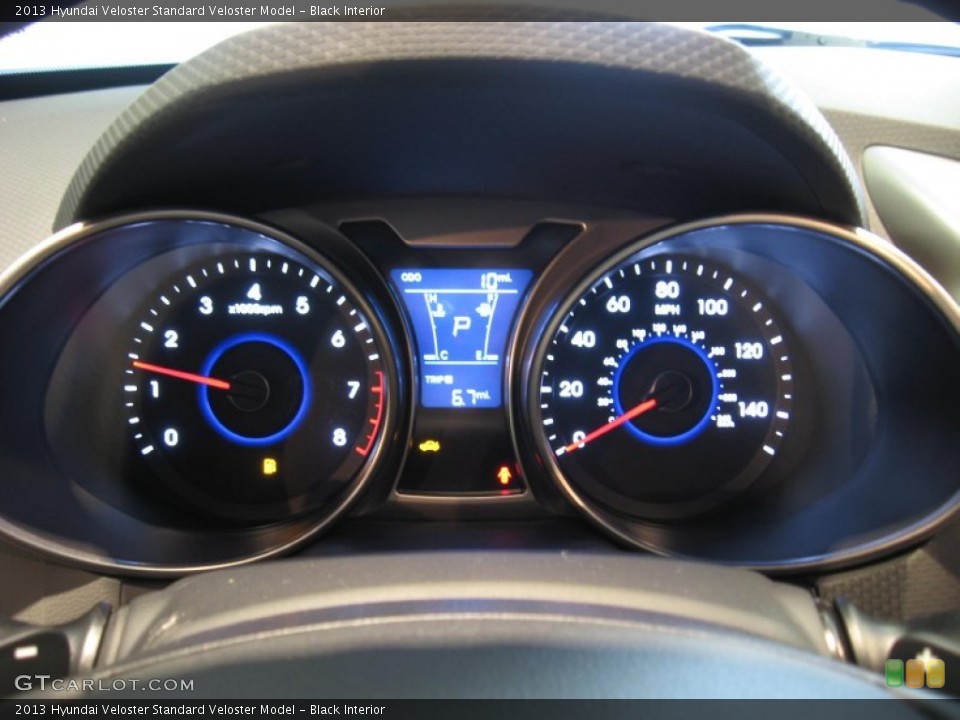 Black Interior Gauges for the 2013 Hyundai Veloster  #68954762