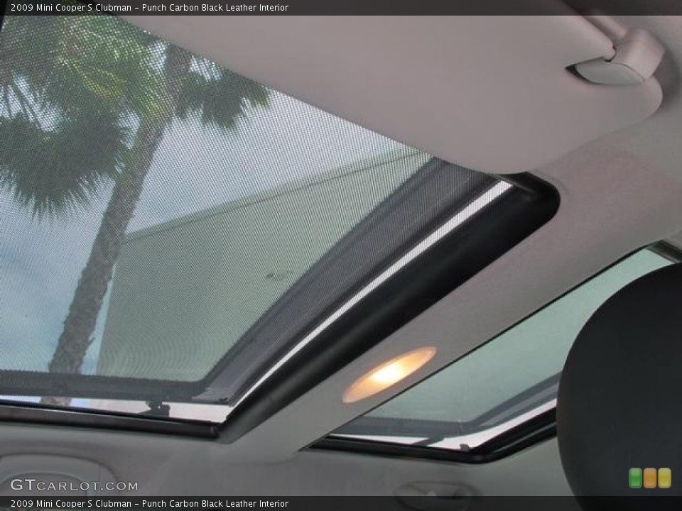 Punch Carbon Black Leather Interior Sunroof for the 2009 Mini Cooper S Clubman #68955410