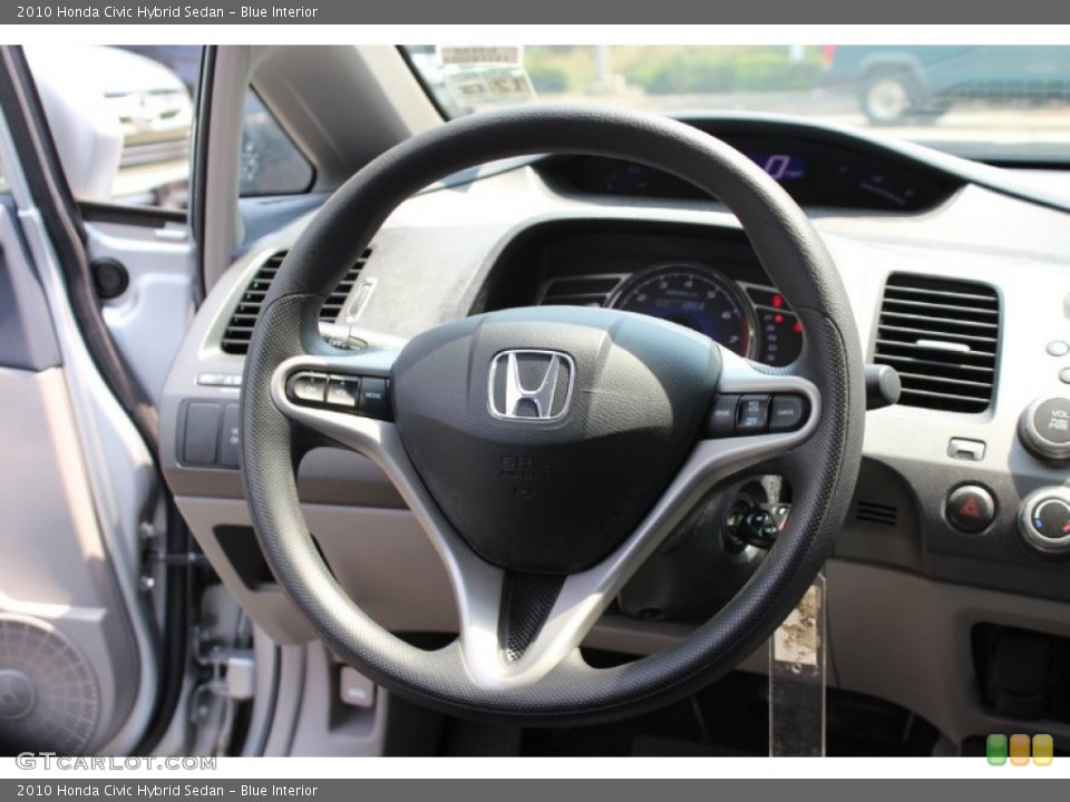 Blue Interior Steering Wheel for the 2010 Honda Civic Hybrid Sedan #68959227