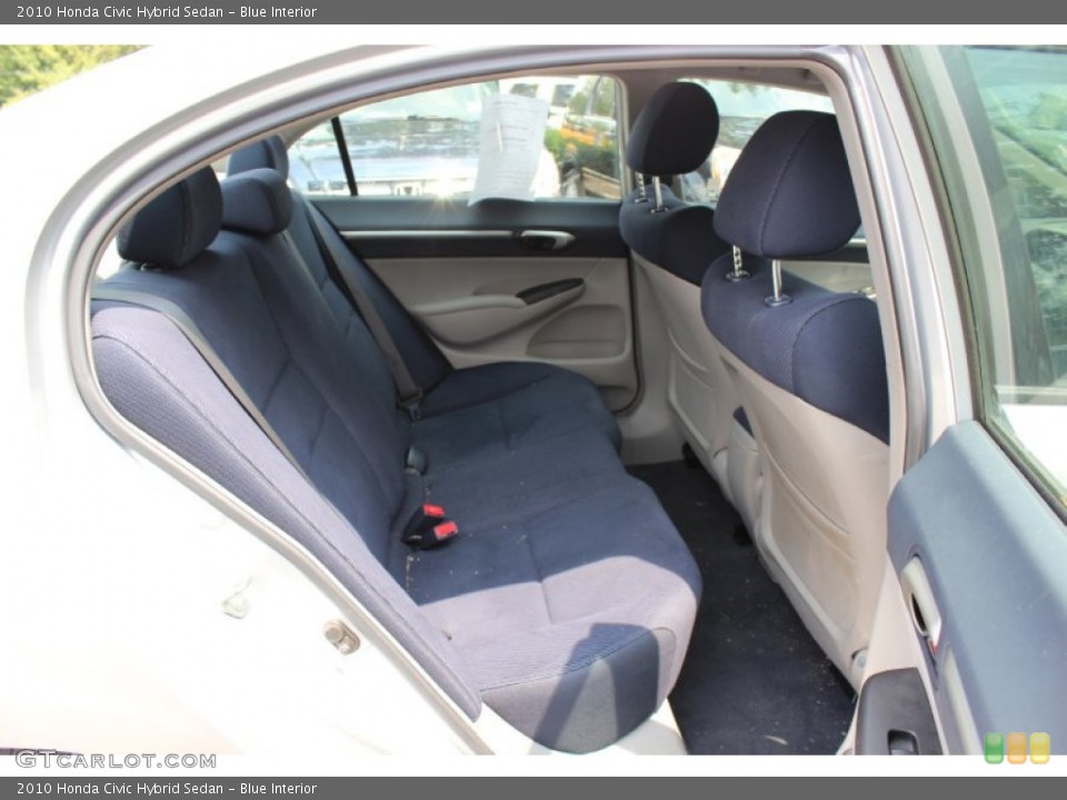Blue Interior Rear Seat for the 2010 Honda Civic Hybrid Sedan #68959280