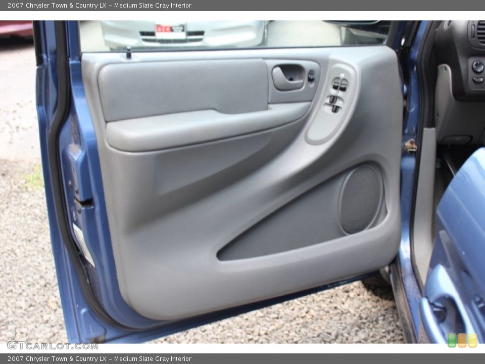 Medium Slate Gray Interior Door Panel for the 2007 Chrysler Town & Country LX #68960675