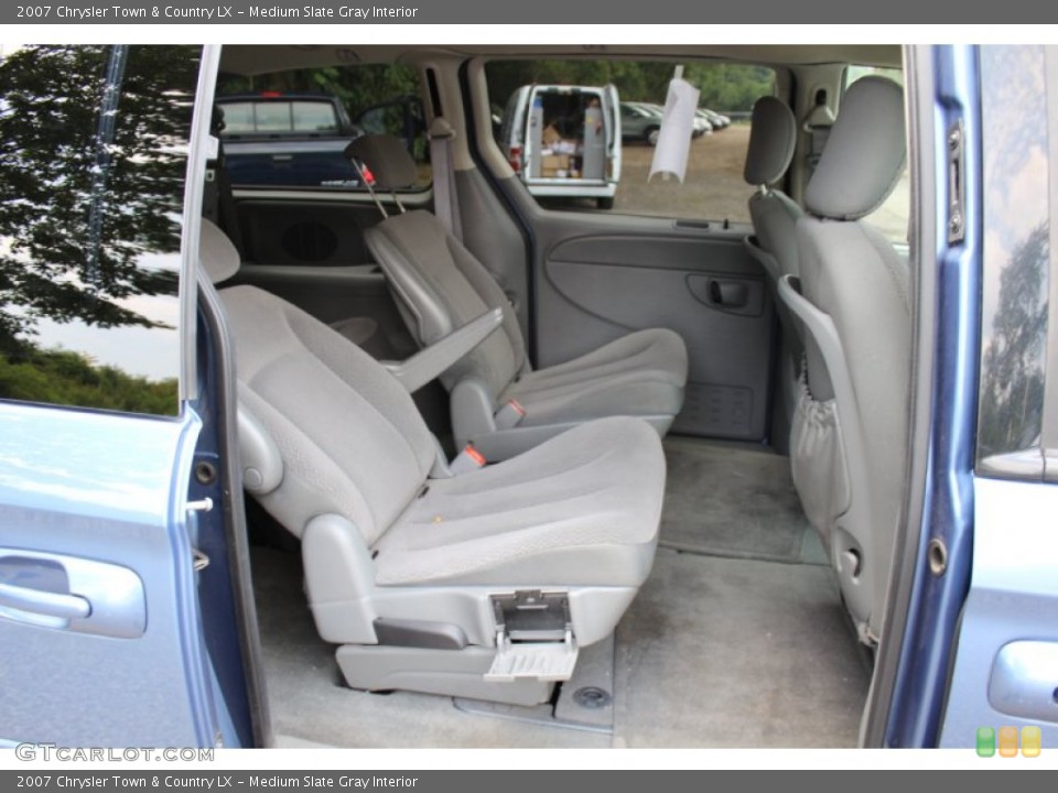 Medium Slate Gray Interior Rear Seat for the 2007 Chrysler Town & Country LX #68960777