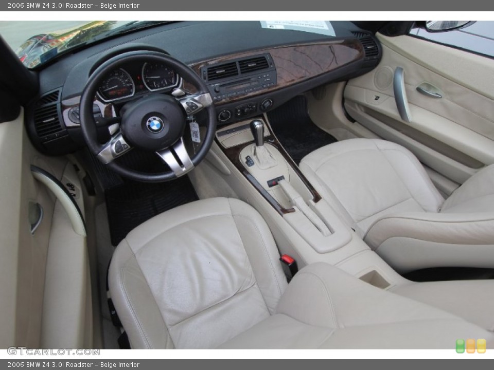 Beige 2006 BMW Z4 Interiors
