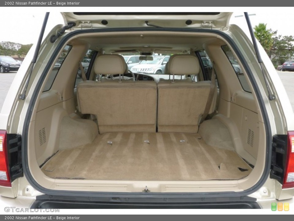 Beige Interior Trunk for the 2002 Nissan Pathfinder LE #68961890