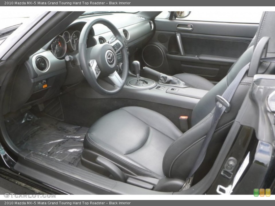 Black Interior Photo for the 2010 Mazda MX-5 Miata Grand Touring Hard Top Roadster #68962202