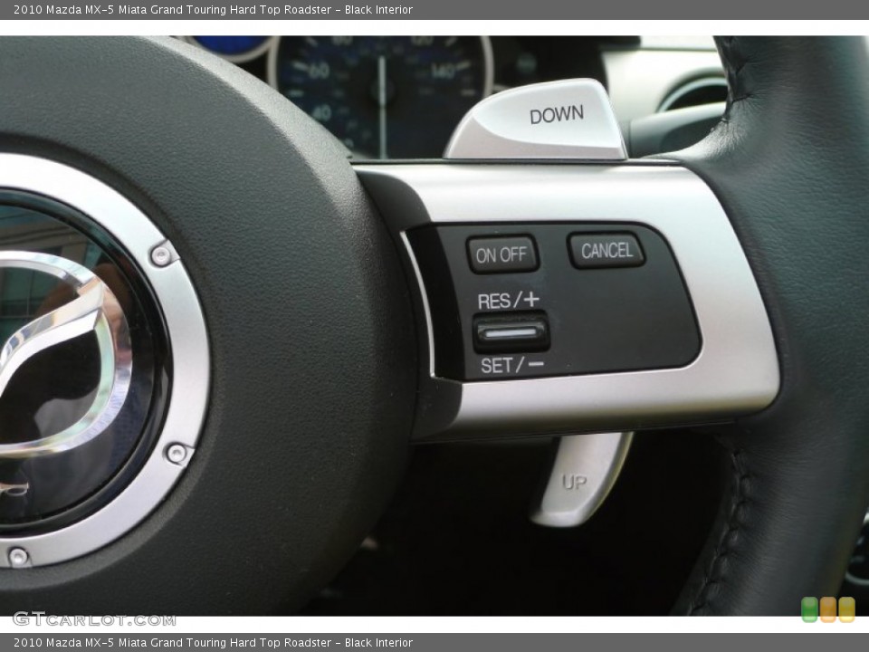 Black Interior Controls for the 2010 Mazda MX-5 Miata Grand Touring Hard Top Roadster #68962271