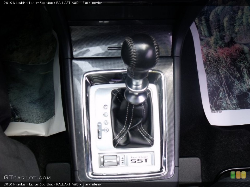 Black Interior Transmission for the 2010 Mitsubishi Lancer Sportback RALLIART AWD #68967560