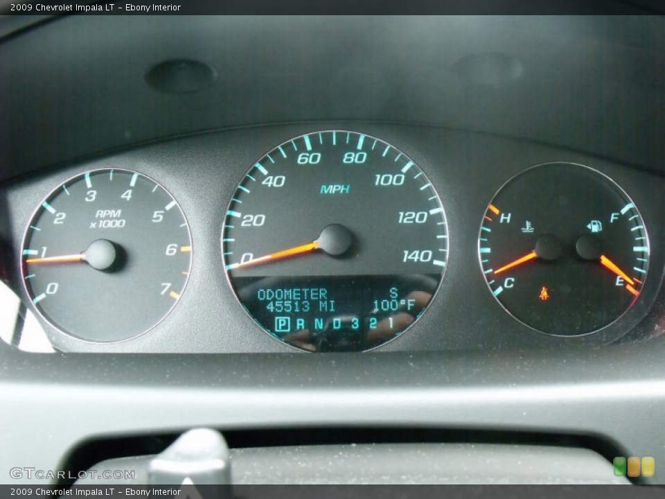 Ebony Interior Gauges for the 2009 Chevrolet Impala LT #68967893